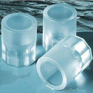 Vibrant Ice Cube Shot Glass Molder