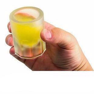 Vibrant Ice Cube Shot Glass Molder