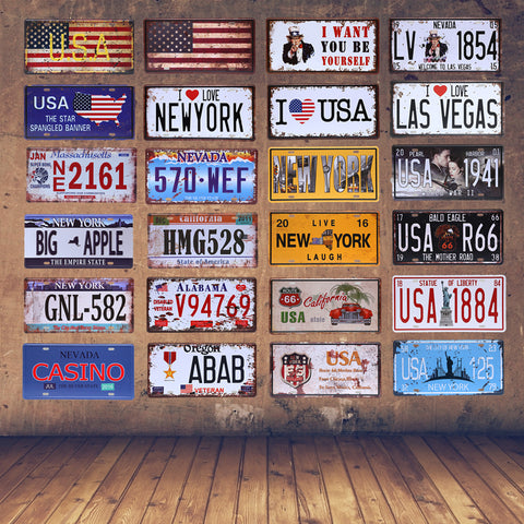 American Vintage Wall Art