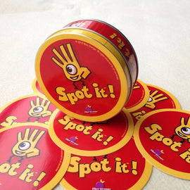 Portable "Spot It" Card Game